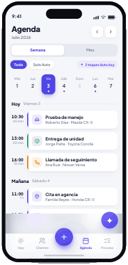 Agenda y seguimientos